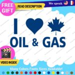 Love Oil Gas Canadian Stickers Decals Vinyl Diesel Fuel Gas Truck Fuel Jet - Image 13