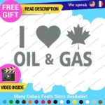 Love Oil Gas Canadian Stickers Decals Vinyl Diesel Fuel Gas Truck Fuel Jet - Image 19