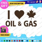 Love Oil Gas Canadian Stickers Decals Vinyl Diesel Fuel Gas Truck Fuel Jet - Image 20
