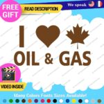 Love Oil Gas Canadian Stickers Decals Vinyl Diesel Fuel Gas Truck Fuel Jet - Image 24