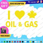 Love Oil Gas Canadian Stickers Decals Vinyl Diesel Fuel Gas Truck Fuel Jet - Image 6