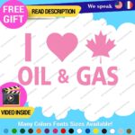 Love Oil Gas Canadian Stickers Decals Vinyl Diesel Fuel Gas Truck Fuel Jet - Image 10