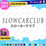 Slow Car Club Decals Stickers Vinyl Written Japanese JDM Tuning Drift - Image 22