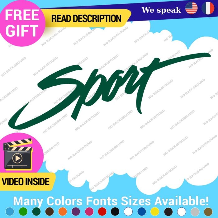 Sport 4X4 Off Road 2 All Wheel Drive Decals Stickers Vinyl Truck Bedside Chevy - Image 26