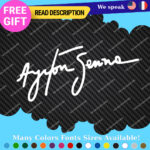 Ayrton Senna Legend Large Decals Vinyl Sticker Formula One Grand Prix Racing F1