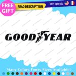 Fits Goodyear Decals Stickers Vinyl Vntage logo retro old tire brand Blimp - Image 18