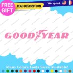 Fits Goodyear Decals Stickers Vinyl Vntage logo retro old tire brand Blimp - Image 25