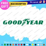 Fits Goodyear Decals Stickers Vinyl Vntage logo retro old tire brand Blimp - Image 5