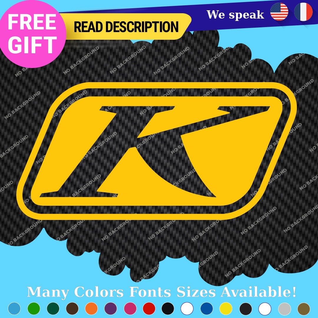 Fits Klim Decals Stickers Vinyl Snowmobile Clothing Gear Motorcycle Lifestyle 297353876604 Fits Klim Decals Stickers Vinyl Snowmobile Clothing Gear Motorcycle Lifestyle - Image 1