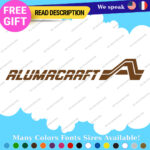 Fits AlumaCraft Vintage Large Decal Sticker Fishing Boat Aluma Water Craft - Image 12