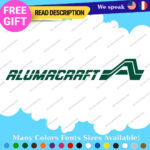 Fits AlumaCraft Vintage Large Decal Sticker Fishing Boat Aluma Water Craft - Image 14