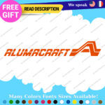 Fits AlumaCraft Vintage Large Decal Sticker Fishing Boat Aluma Water Craft - Image 22