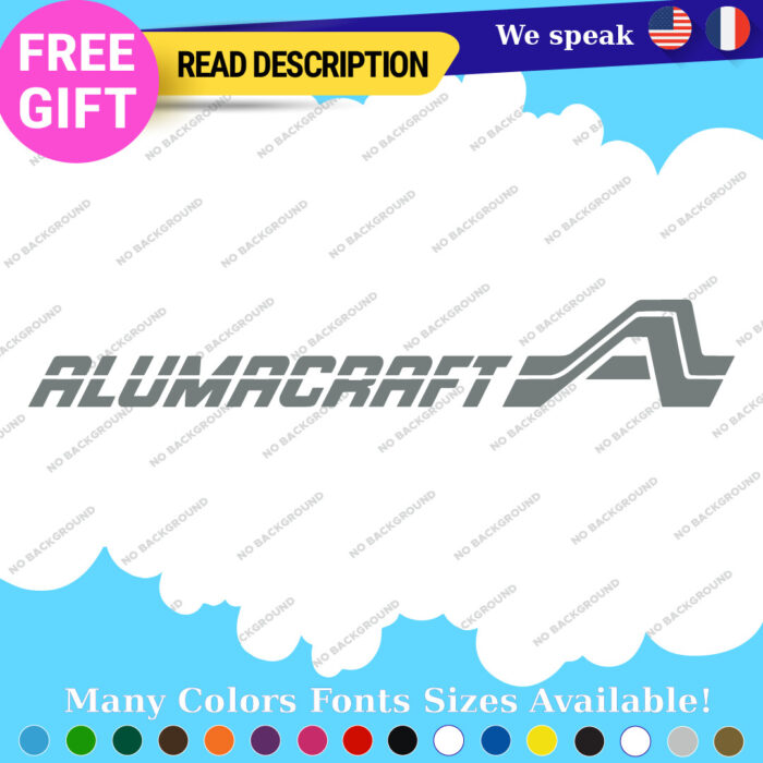 Fits AlumaCraft Vintage Large Decal Sticker Fishing Boat Aluma Water Craft - Image 7