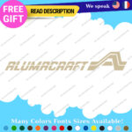 Fits AlumaCraft Vintage Large Decal Sticker Fishing Boat Aluma Water Craft - Image 9