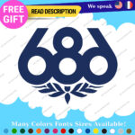 Fits 686 snowboard Decals Stickers Vinyl Pant Jacket Hoodie Ski Apparel 2 - Image 12