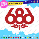 Fits 686 snowboard Decals Stickers Vinyl Pant Jacket Hoodie Ski Apparel 2 - Image 8