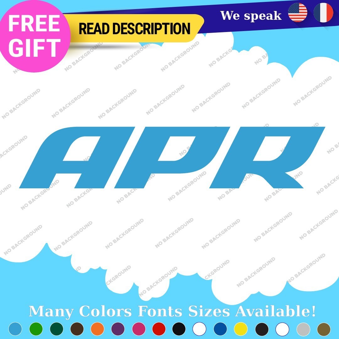 Fits APR Performance Decals Stickers Vinyl Stage III Tuning JDM Motorsport ABS - Image 5