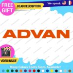 Fits Advan Wheel Sticker Decal Vinyl Yokohama Drift JDM GTR RSX FRS Civic Cap - Image 3