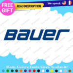 Fits Bauer Hockey CCM Large Decal Sticker Vinyl Classic Vintage Helmet Ice Skate