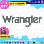 Fits Wrangler Decals Stickers Vinyl  Rubicon Fender Side Hood JL Sahara Letter - Image 21