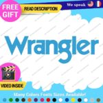 Fits Wrangler Decals Stickers Vinyl  Rubicon Fender Side Hood JL Sahara Letter - Image 24