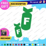 Joker JDM King Decals Stickers Vinyl Funny Crow Drift Racing Bomb Lowered - Image 17