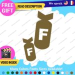 Joker JDM King Decals Stickers Vinyl Funny Crow Drift Racing Bomb Lowered - Image 23