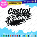 Fits Castrol Racing Sticker Decal Vinyl Oil Motor Edge Change Filter Vintage