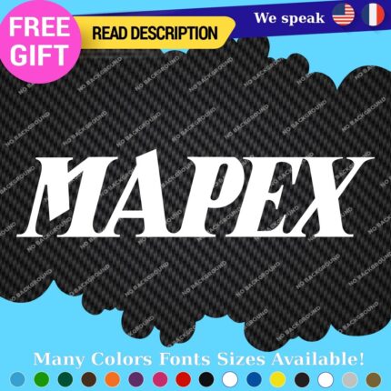 Fits Mapex Drums Name  Decals Stickers Vinyl Replacement Band Percussion Bass