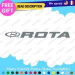 Fits Rota Wheels Stickers Decals Vinyl Rim Mag Tire Tuning Lowered Matte PC Kits - Image 14