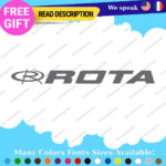 Fits Rota Wheels Stickers Decals Vinyl Rim Mag Tire Tuning Lowered Matte PC Kits - Image 17