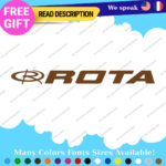 Fits Rota Wheels Stickers Decals Vinyl Rim Mag Tire Tuning Lowered Matte PC Kits - Image 19