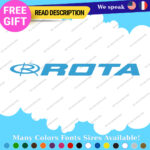 Fits Rota Wheels Stickers Decals Vinyl Rim Mag Tire Tuning Lowered Matte PC Kits - Image 20