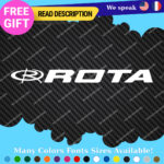 Fits Rota Wheels Stickers Decals Vinyl Rim Mag Tire Tuning Lowered Matte PC Kits - Image 21