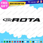 Fits Rota Wheels Stickers Decals Vinyl Rim Mag Tire Tuning Lowered Matte PC Kits - Image 22