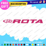 Fits Rota Wheels Stickers Decals Vinyl Rim Mag Tire Tuning Lowered Matte PC Kits - Image 4