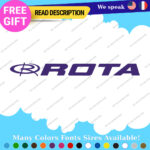 Fits Rota Wheels Stickers Decals Vinyl Rim Mag Tire Tuning Lowered Matte PC Kits - Image 6