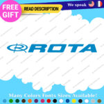 Fits Rota Wheels Stickers Decals Vinyl Rim Mag Tire Tuning Lowered Matte PC Kits - Image 9