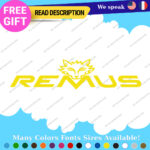 Fits Remus Exhaust Decal Stickers Vinyl Muffler Tip Pipe Tuning Kit Turbo Carbon - Image 14