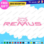 Fits Remus Exhaust Decal Stickers Vinyl Muffler Tip Pipe Tuning Kit Turbo Carbon - Image 17