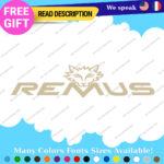 Fits Remus Exhaust Decal Stickers Vinyl Muffler Tip Pipe Tuning Kit Turbo Carbon - Image 8