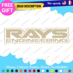 Fits Wheels Rays Engineering Stickers Vinyl Decal Volk Racing JDM Aluminium Club - Image 15