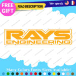 Fits Wheels Rays Engineering Stickers Vinyl Decal Volk Racing JDM Aluminium Club - Image 21