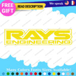 Fits Wheels Rays Engineering Stickers Vinyl Decal Volk Racing JDM Aluminium Club - Image 24