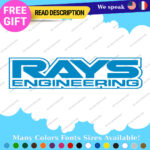 Fits Wheels Rays Engineering Stickers Vinyl Decal Volk Racing JDM Aluminium Club - Image 9