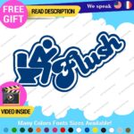 Flush Toilet Decal Sticker Vinyl Funny Tunning Turbo JDM Car Please Bathroom - Image 13