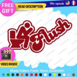 Flush Toilet Decal Sticker Vinyl Funny Tunning Turbo JDM Car Please Bathroom - Image 6