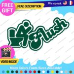Flush Toilet Decal Sticker Vinyl Funny Tunning Turbo JDM Car Please Bathroom - Image 27