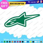 Fits Stars Alpinestars Decals Stickers Vinyl Motocross Moto Alpine Helmet MotoGP - Image 11