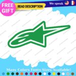 Fits Stars Alpinestars Decals Stickers Vinyl Motocross Moto Alpine Helmet MotoGP - Image 12